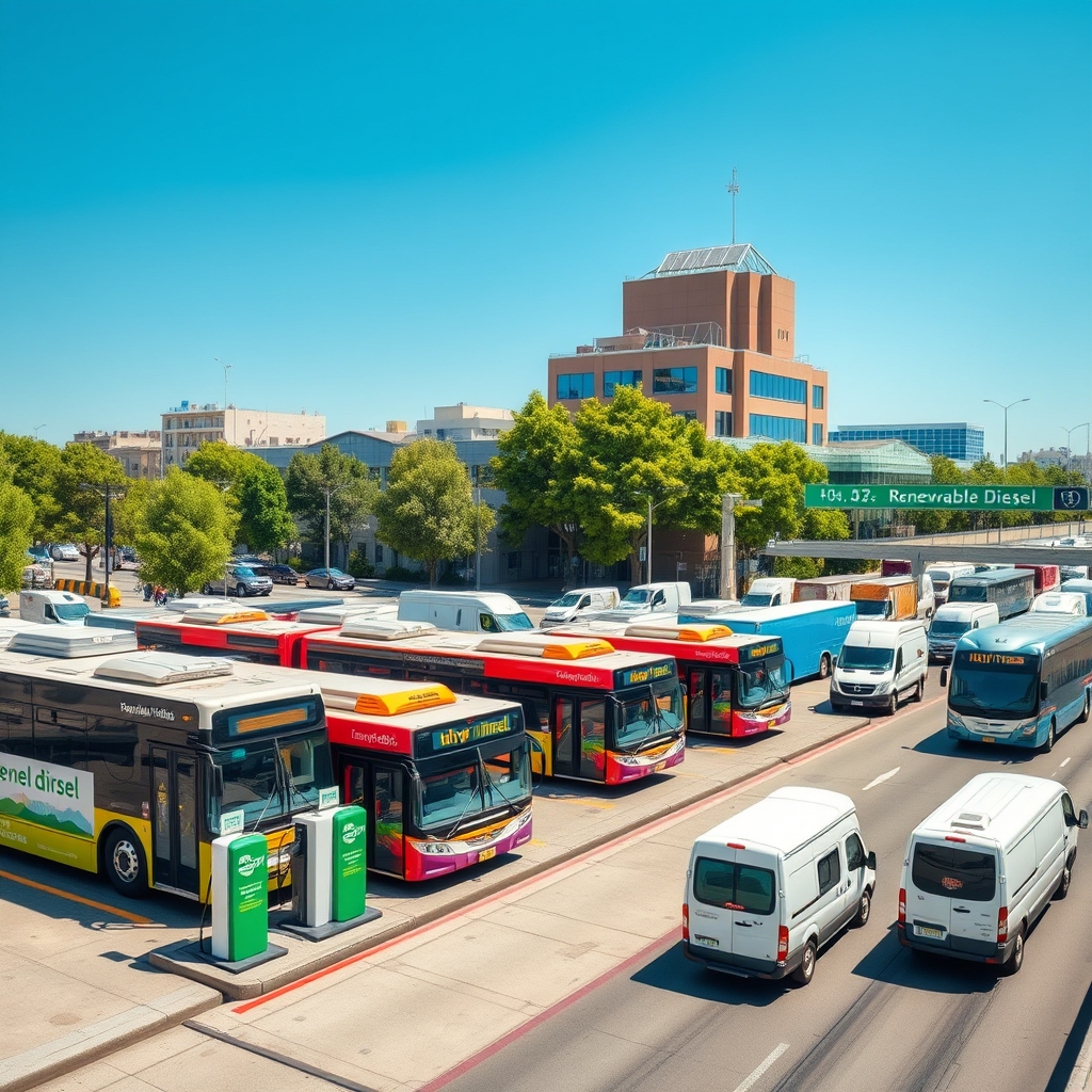 Renewable Diesel Transit: A Cleaner Alternative for Public and Commercial Fleets