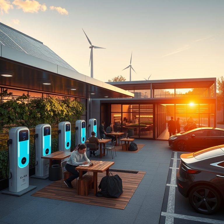 The Future of Fuel: How EV Charging Stations Are Redefining the Dining Experience