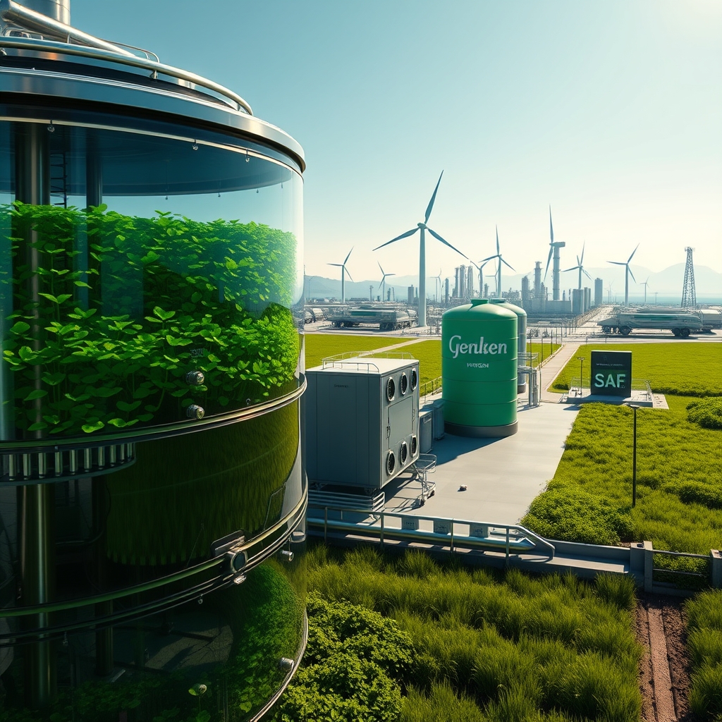 Harnessing the Power of Algae-Based Biofuels and Green Hydrogen Storage for a Carbon-Neutral Future