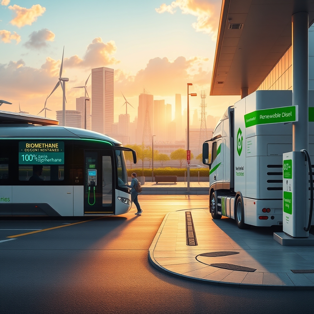 Revolutionizing Transportation: The Untapped Potential of Biomethane and Renewable Diesel in Sustainable Mobility