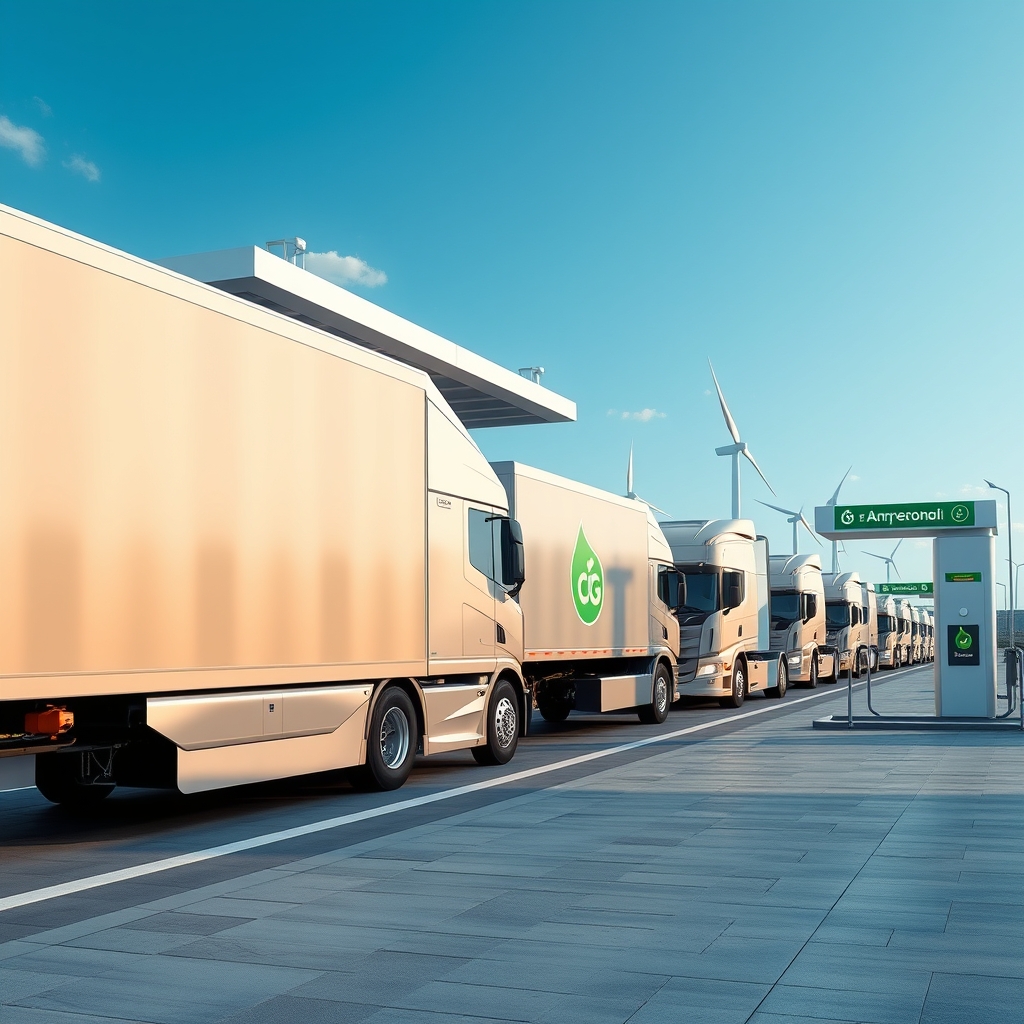 The Synergy of Compressed Natural Gas Technology and E-Methanol: A New Era for Sustainable Heavy-Duty Transport